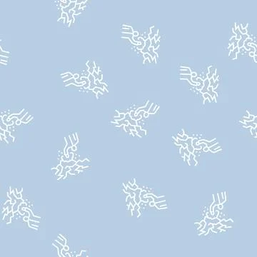 Magic focus line seamless pattern Stock Illustration