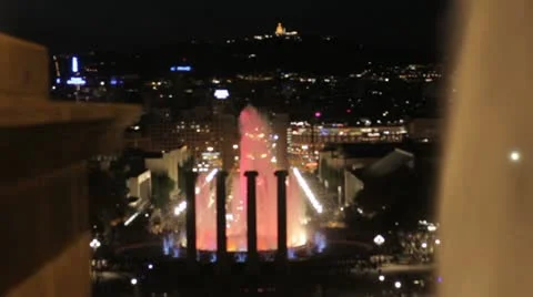 Magic fountain 11 Stock Footage 12341880