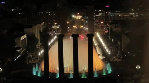 Magic fountain 13 Stock Footage 12341914