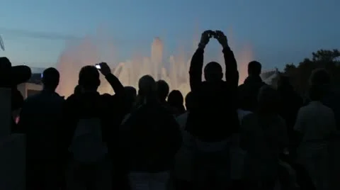 Magic fountain 14 Stock Footage 12341928