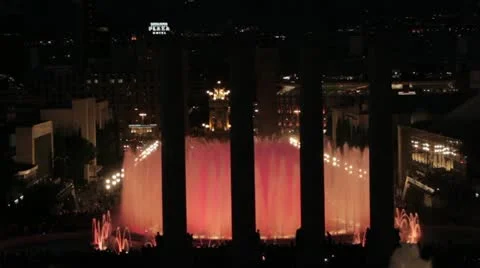 Magic fountain 19 Stock Footage 12342066