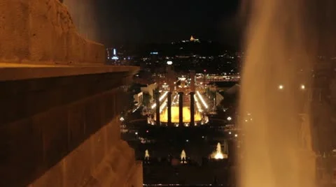 Magic fountain 22 Stock Footage 12342235