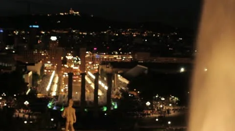 Magic fountain 9 Stock Footage 12342501