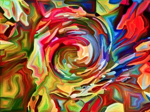 Magic of Fragmentation Illustrazione stock