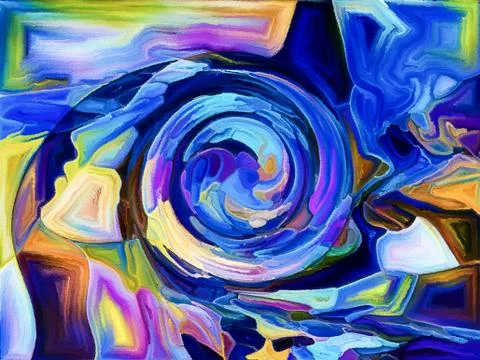 Magic of Fragmentation Illustrazione stock