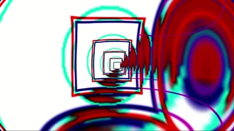 Magic Frames (abstract, colorful, pulsating) Stock Footage 249820710