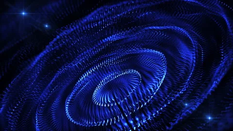 Magic Galaxy Particles Title Background, 4K Stock Footage 169224104