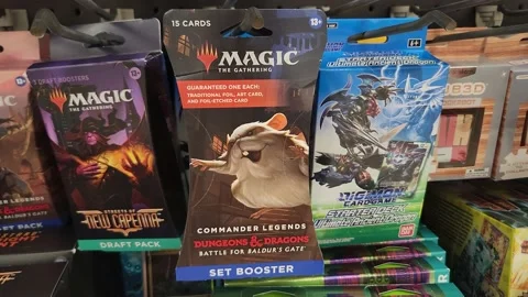 Magic the Gathering Trading Cards Stock-Footage 202277523