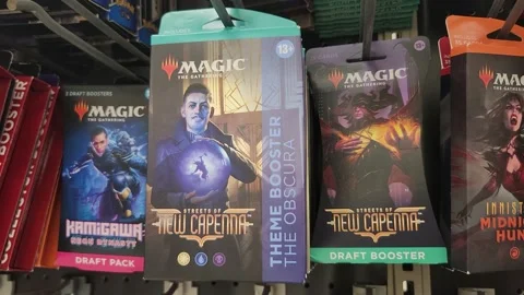 Magic the Gathering Trading Cards 스톡 동영상 202277567