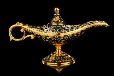 Magic Genie Lamp Stock Photos
