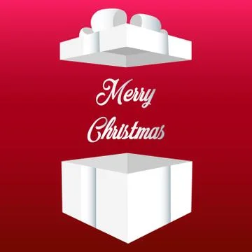 Magic gift box with a big surprise Stock Illustration