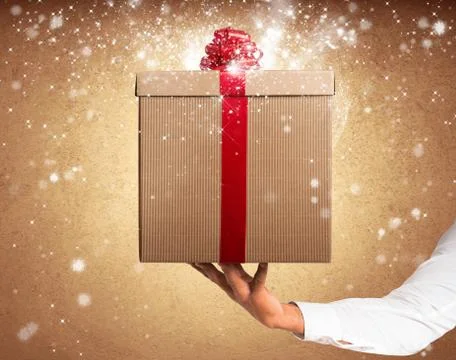 Magic gift Stock Photos