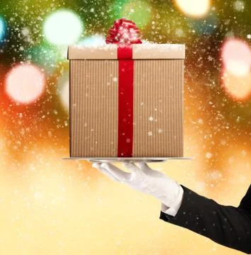 Magic gift Foto stock