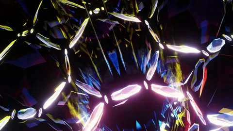 Magic Glass Background 4K Stock Footage 152803136