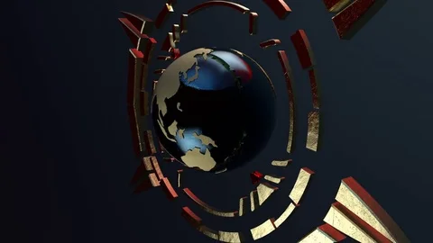 Magic Globe V2 Stock Footage 85102158