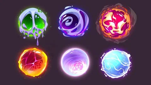 Magic glowing ball for fortune telling. Stock-Illustration