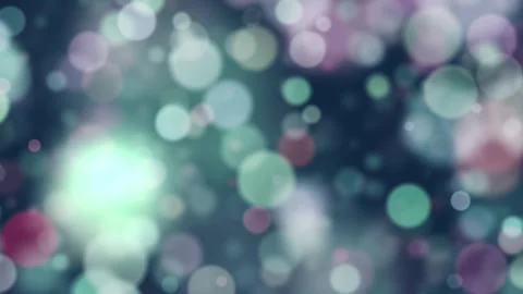 Magic glowing colourful circle bokeh loop slow motion background Stock Footage 341896985