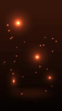 Magic glowing fire sparks vector illustration Stock Illustration