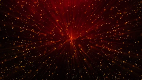 Magic Gold Particles And Star Stock Footage 170597953