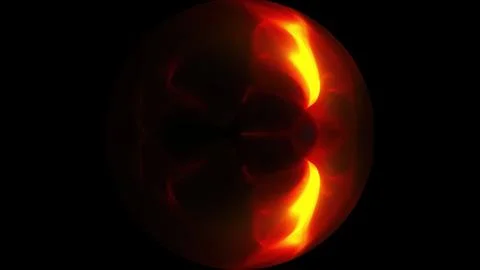 Magic golden orb Illustrazione stock