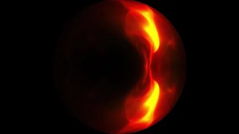 Magic golden orb Illustrazione stock