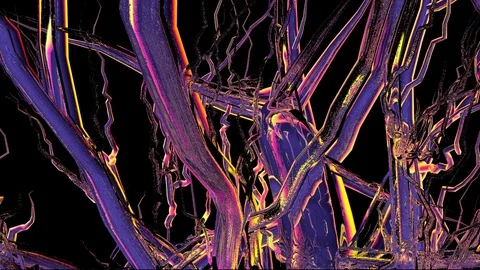 Magic growing trees Stock Footage 101431577