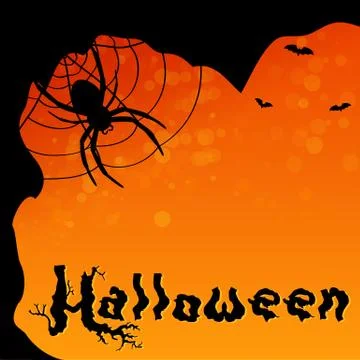 Magic halloween background Illustrazione stock