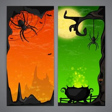 Magic Halloween flayer Stock Illustration