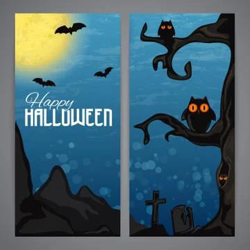 Magic Halloween flayer Stock Illustration