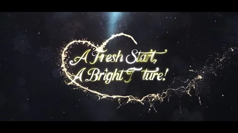 Magic happy new year wishes Catálogo de After Effects
