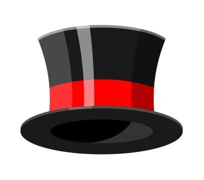 Magic hat. Classic men Stock Illustration