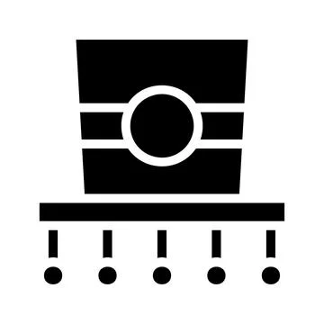 Magic hat icon. Concept of performance, illusion, and entertainment. Stock Illustration