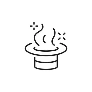 Magic Hat Icon Illustrazione stock