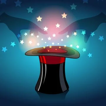 Magic hat Stock Illustration