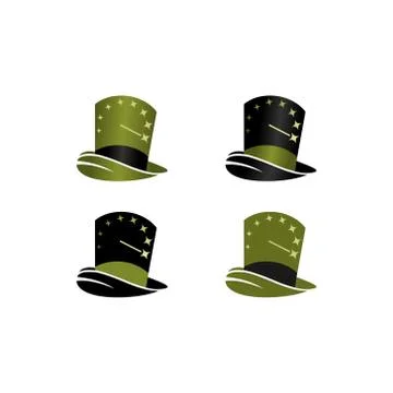 Magic hat vector illustration Stock Illustration