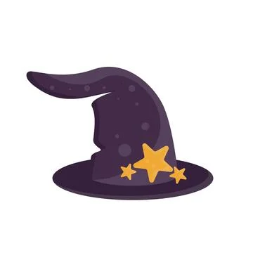 Magic hat of wizard or witch Ilustración de archivo