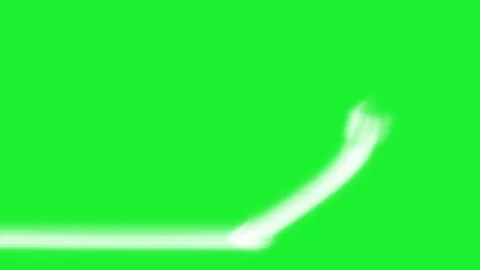Magic heart path motion graphics with green screen background Vídeos de archivo 340898983