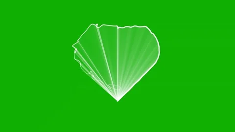 Magic heart shape green screen motion gr... | Stock Video | Pond5