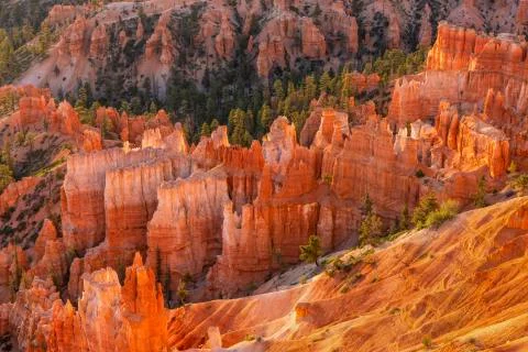 Magic Hoodoo Glow Stock Photos