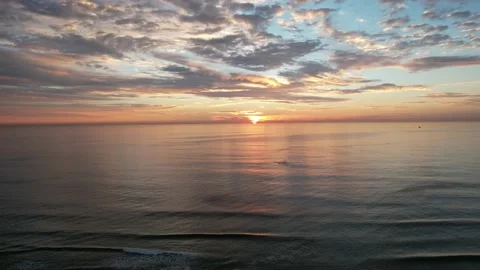 Magic Hour at the Beach 動画素材 194443220