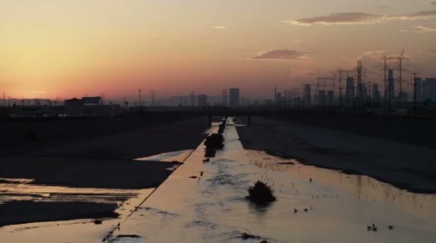 Magic Hour LA cityscape Vidéo 1807771