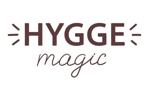 Magic hygge lettering Stock Illustration