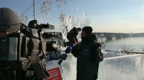 Magic ice of siberia Stock Footage 42857821