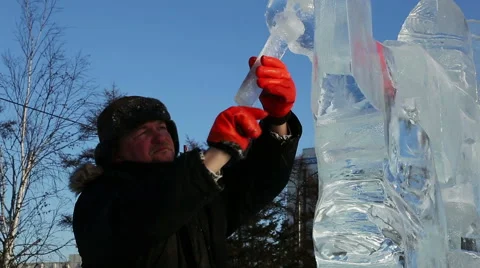 Magic ice of siberia Video stock 42857856