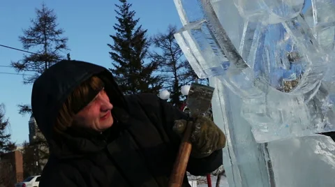 Magic ice of siberia Stock Footage 42857950