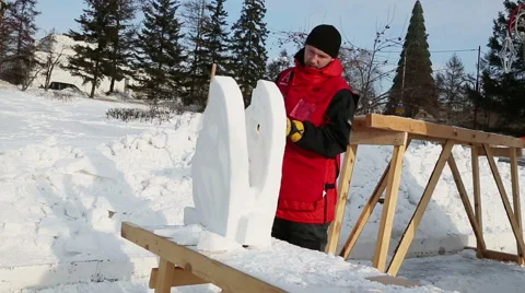 Magic ice of siberia Stock Footage 42858389