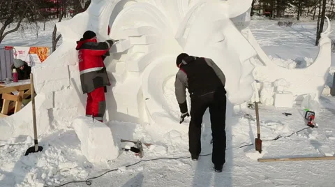 Magic ice of siberia Stock Footage 42858551