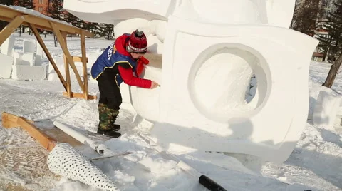 Magic ice of siberia Stock Footage 42858573