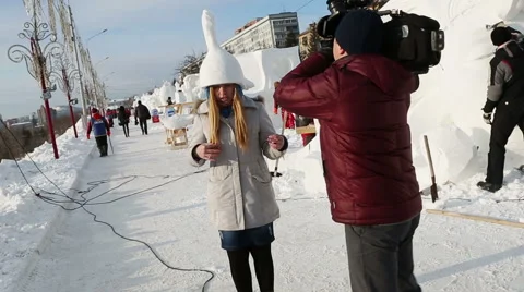 Magic ice of siberia Stock Footage 42858581