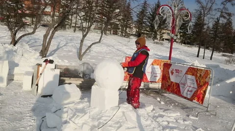 Magic ice of siberia Stock Footage 42858773